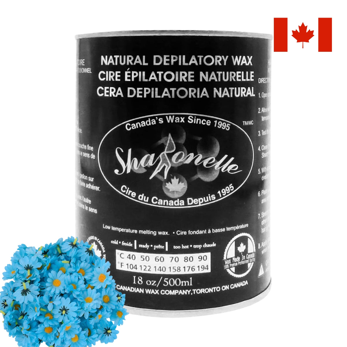 soft hair removal wax azulene